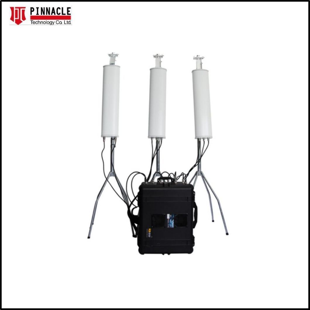 Portable Rcied Cellphone Pelican Signal Jammer for Milittary/Poliice/Government/Convey with 720W