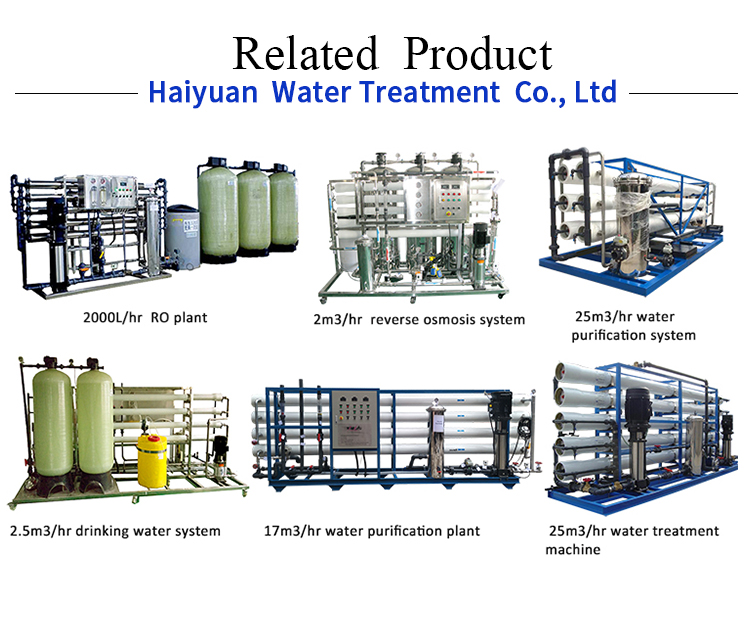 Industrial Reverse Osmosis RO Plant 2500LPH Stainless Steel Material 380V