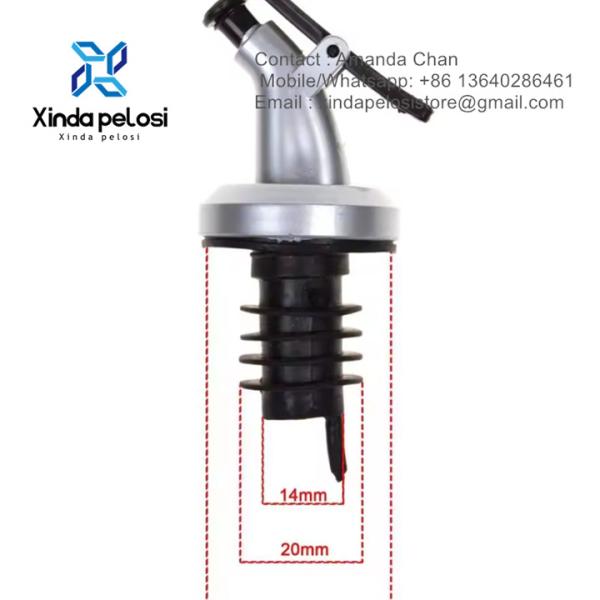 Leak-Proof Cooking Olive Oil Vinegar Wine Liquor Whisky Bottle Dispenser Pourer