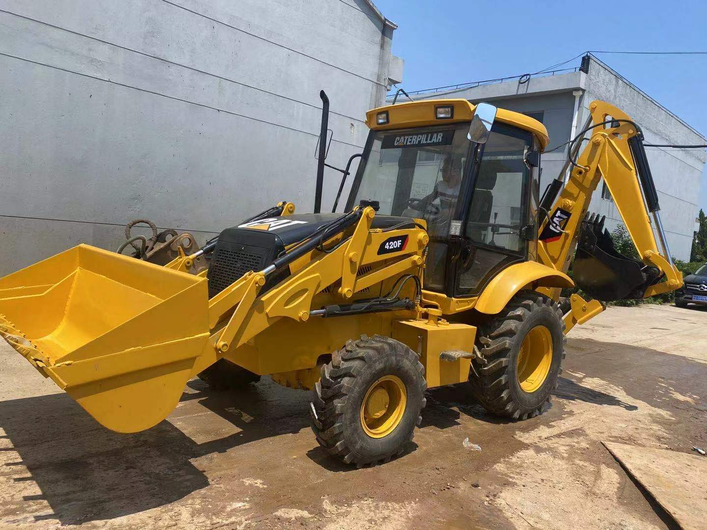 Used Retro Excavator 420F Caterpillar 420 420F CAT420 Machinery Backhoe Excavator Loader
