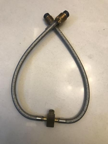 Pressure Stainless Steel Gas Tube for Gas Appliances 16 Inches Natural Gas