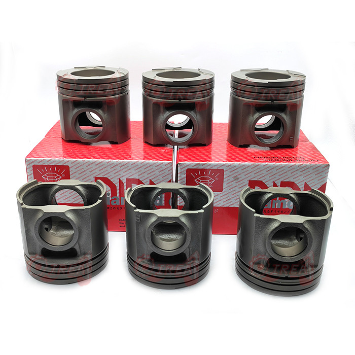 6151-31-2511 615312511 Engine Piston Kit For Komatsu 6d125 S6d125 Overhaul Kit Liner