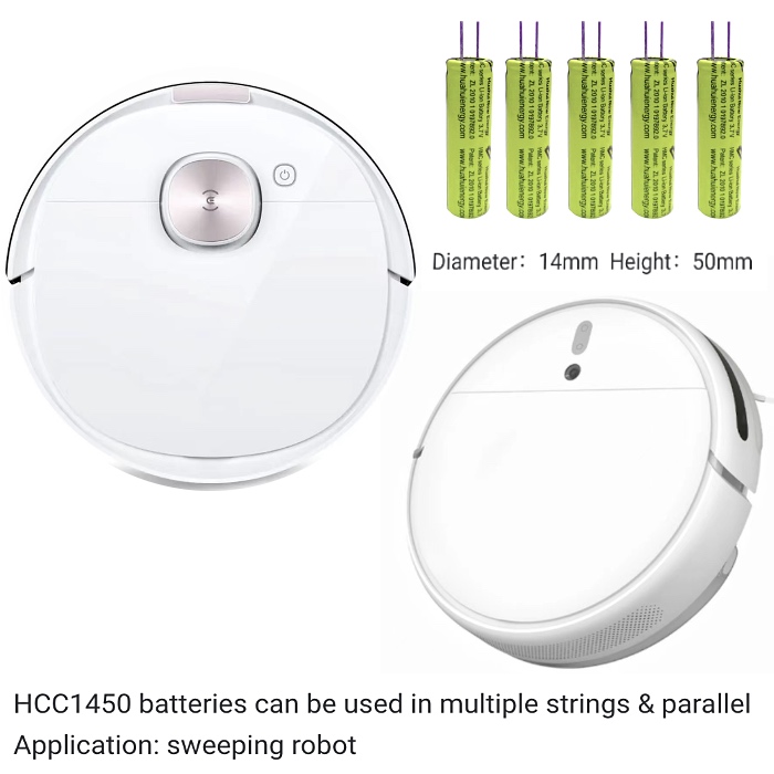 500 Cycle Life 1450 630mAh 3.7V Battery Cell LCO Lithium Ion Battery