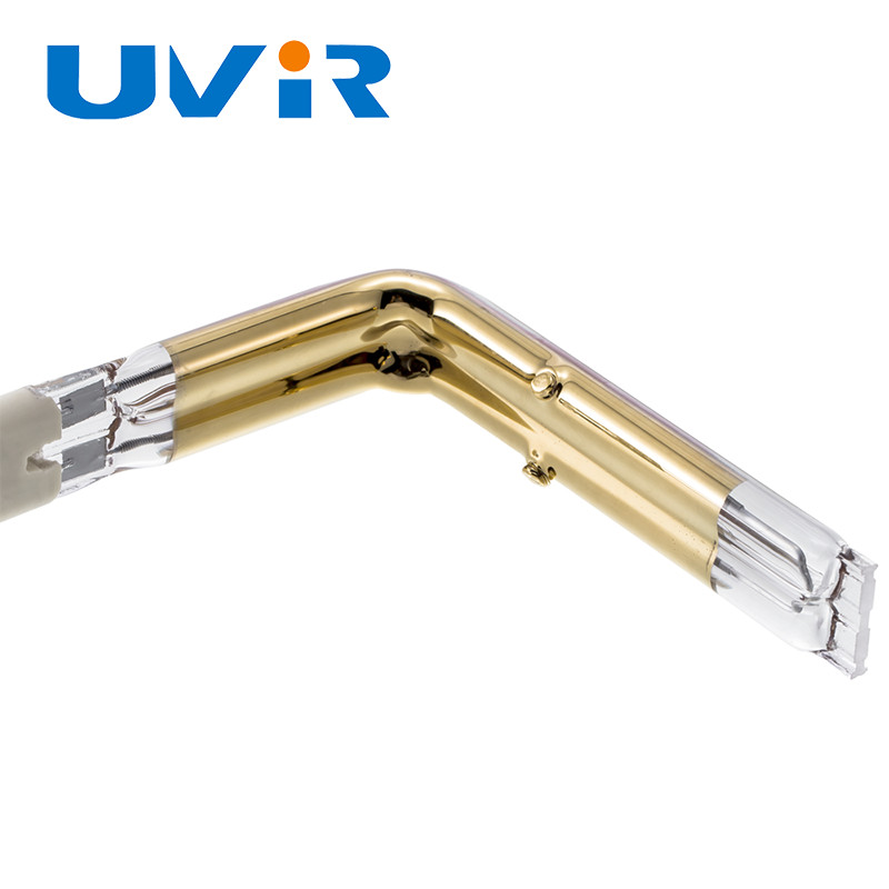 45-480v Customized Heat Lamp Tube Gold Coating Infrared Element