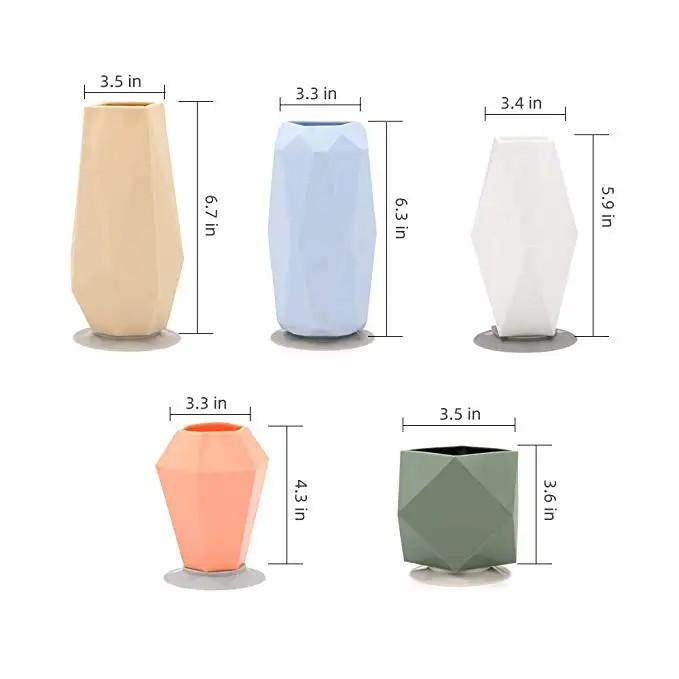 Nontoxic Silicone Flower Bottle Pot Harmless Multicolor Practical