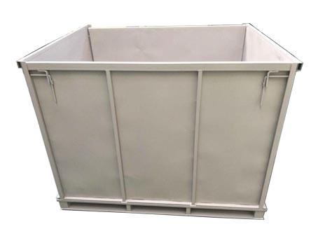 Galvanized Welded Warehouse Metal Storage Bins Folding Steel Industrial