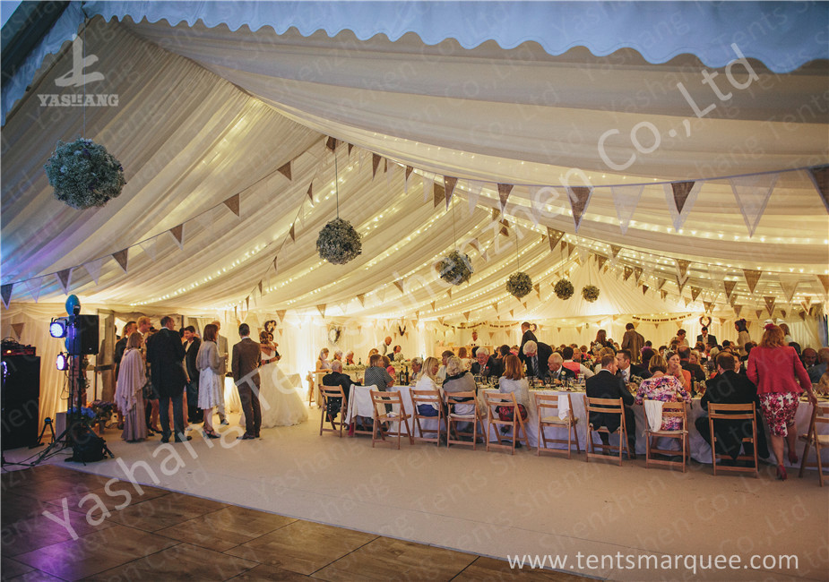 Various Linings Fabric Cover Large Outdoor Tent Canopy For Wedding Reception