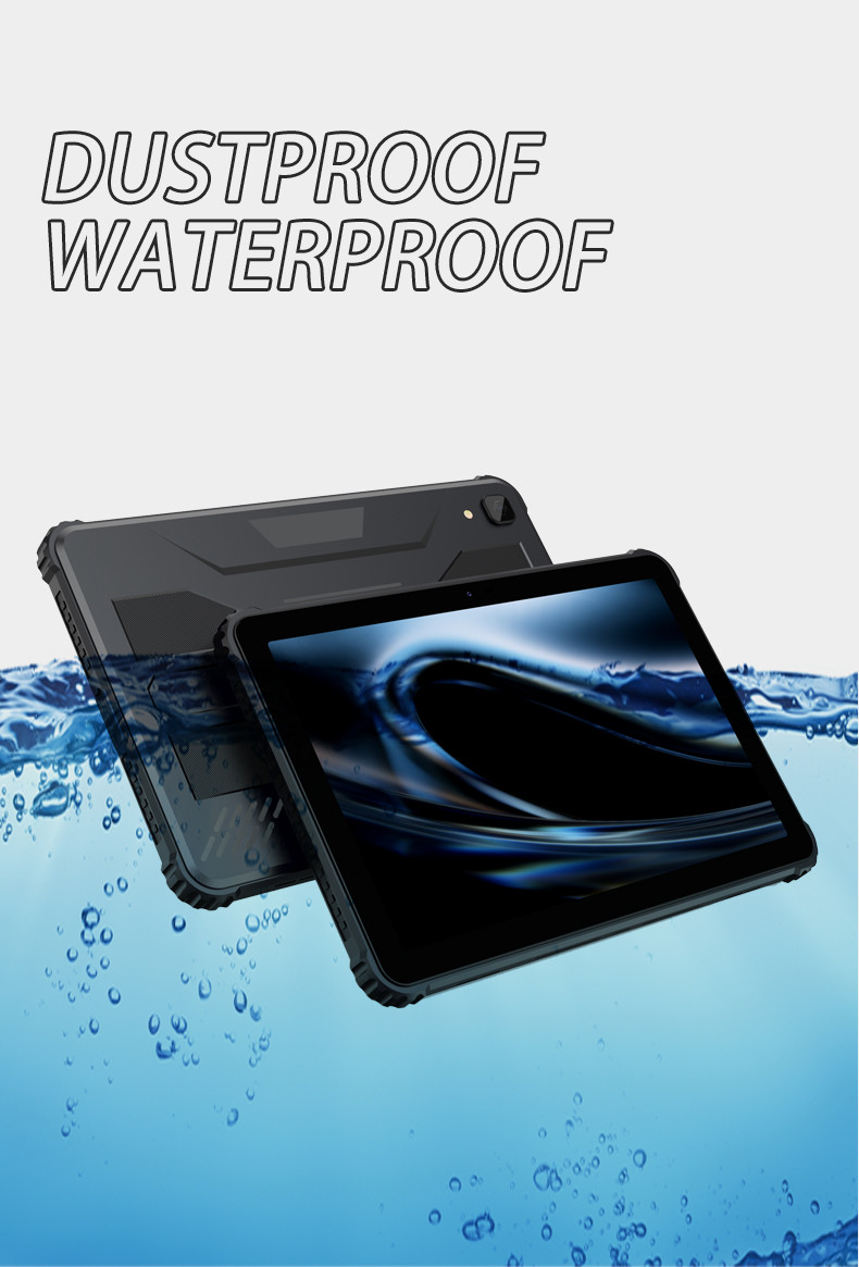 10.1" IP68 Waterproof Rugged Tablet Window Android PC Dustproof Shockproof Wifi 4G