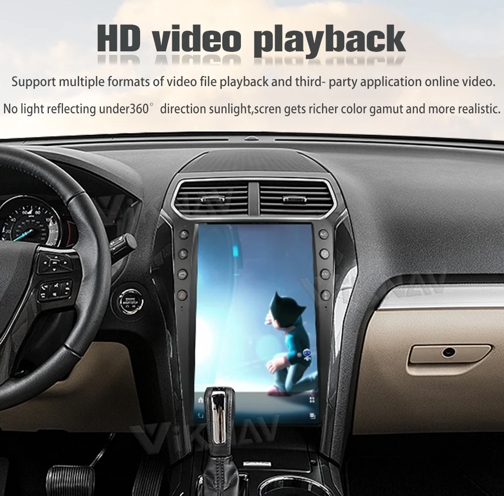 Viknav Car RadiioAndroid 2016 Ford Explorer Radio Multimidia Radio GPS Navigator
