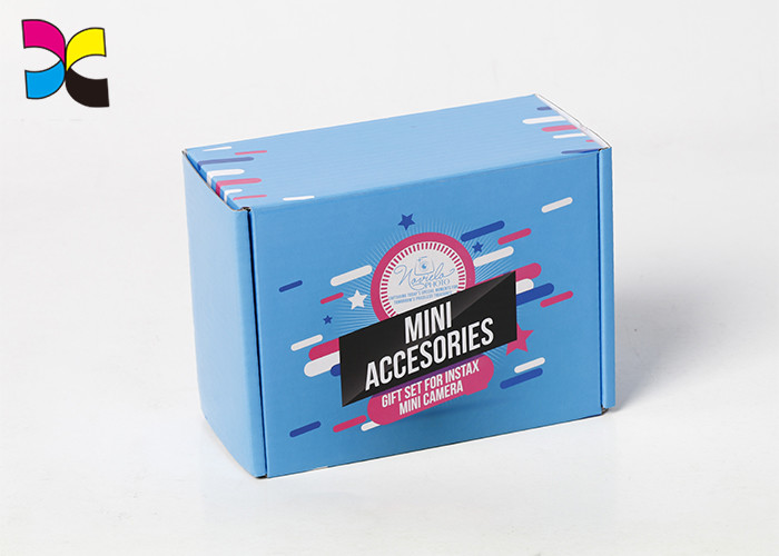 UV Corrugated Printed Shipping Boxes For Cloth Gift Die Cutting Matt Varnish