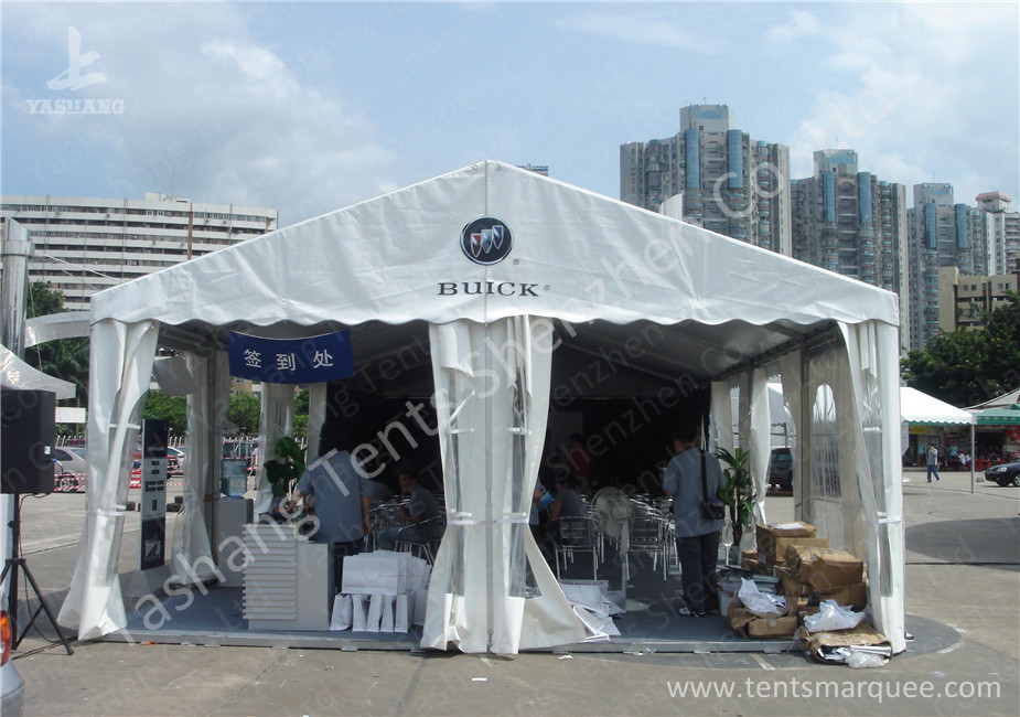 Commercial Portable Car Exhibition Outside Canopy Tent Hot Dipped Galvanized Steel Connector