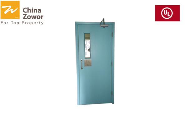 Red Powder Coating Self Closing Commercial Fire Rated Doors/ Steel Doors/ 45 mm
