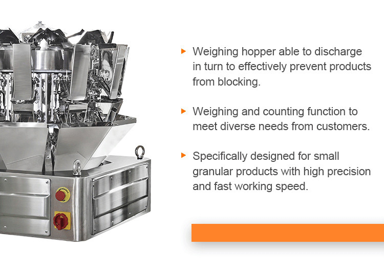 High Precision Combination Weigher For Food Medicine Hareware Plastics