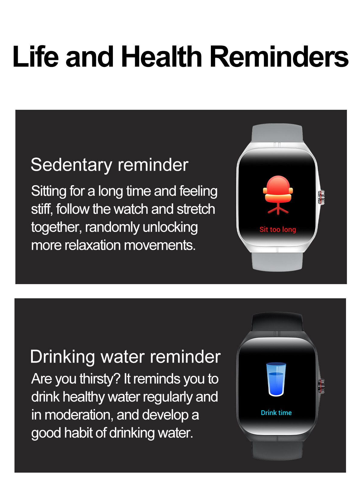 HK80 Smart Watch 1.95inch Amoled Men BT Voice Assistant Health Monitoring Rotating Crown