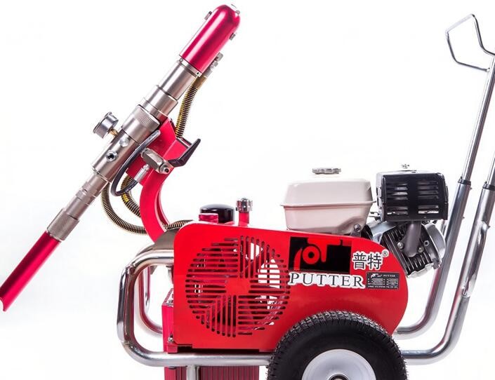 Ceiling House Fence Room Hydraulic Airless Sprayer Petrol Engine Gas Powered Sprayer