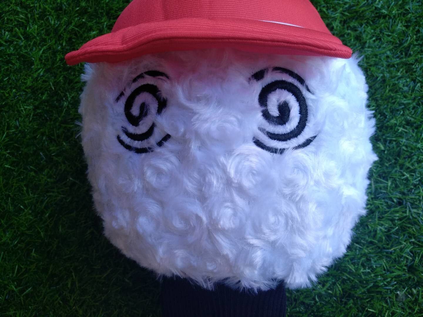 golf head cover , dog head cover , animal head cover , plush head cover , driver head cover