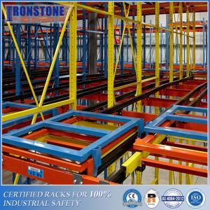 LIFO Live Storage Push Back Pallet Racking With Versatility and High Compatibili
