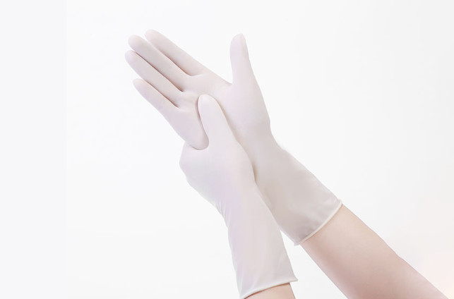 Disposable Non Hazardous Latex Surgical Gloves EO Sterilization