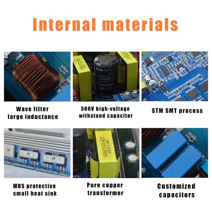 Inverters & Converters 1200W Power Inverter Pure Sine Wave With Lcd Display Price Pure Sine Wave Solar Power Inverter