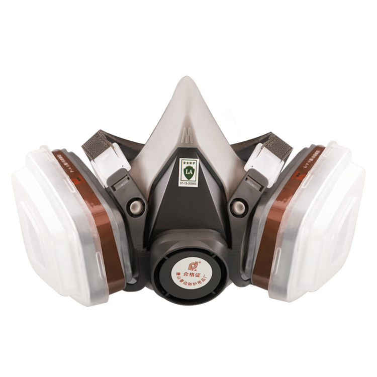 Puda gas mask Gas mask, with double filter box model 410