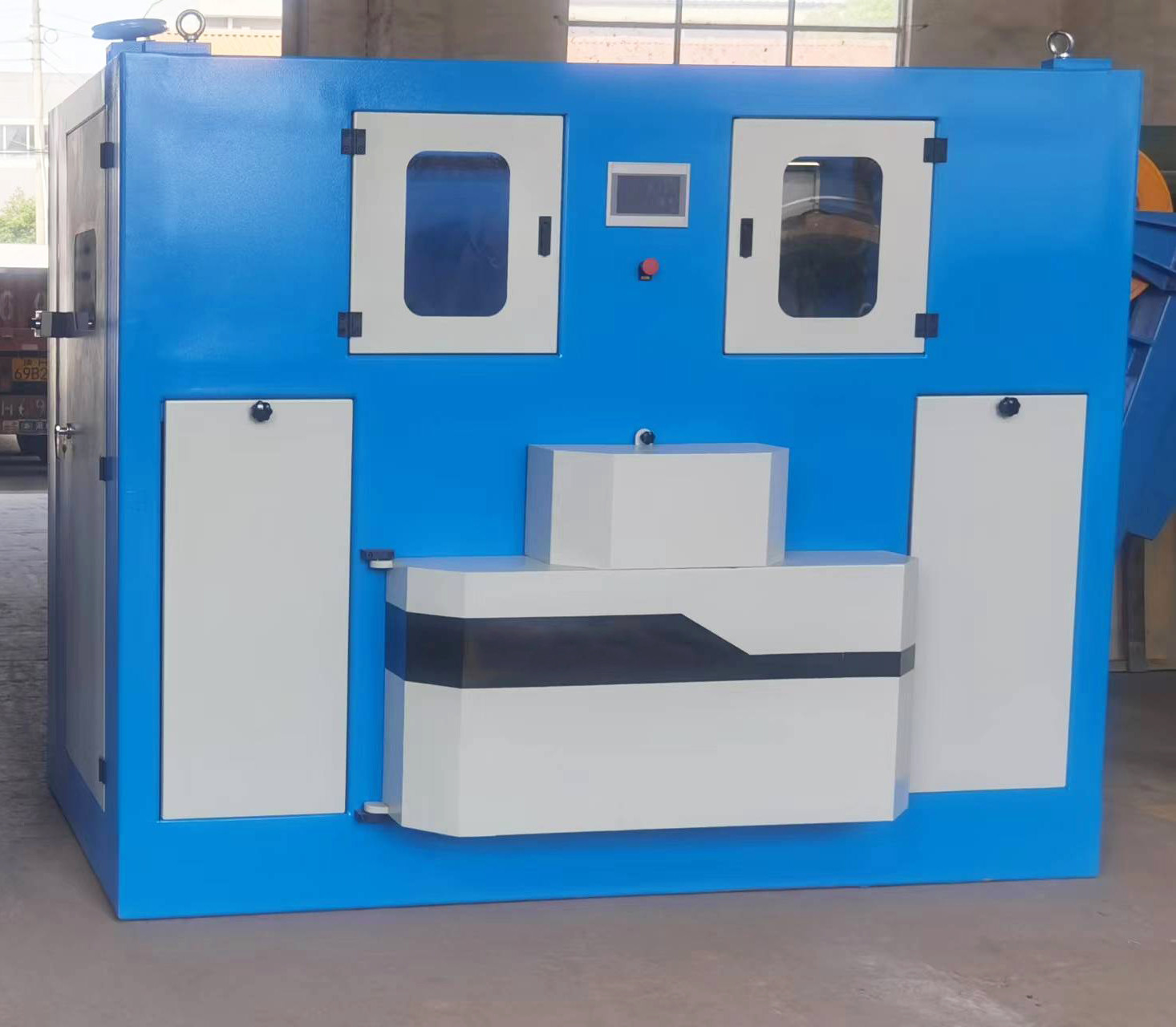 Two Wires Copper Rod Breakdown Machine With Annealing Production Line