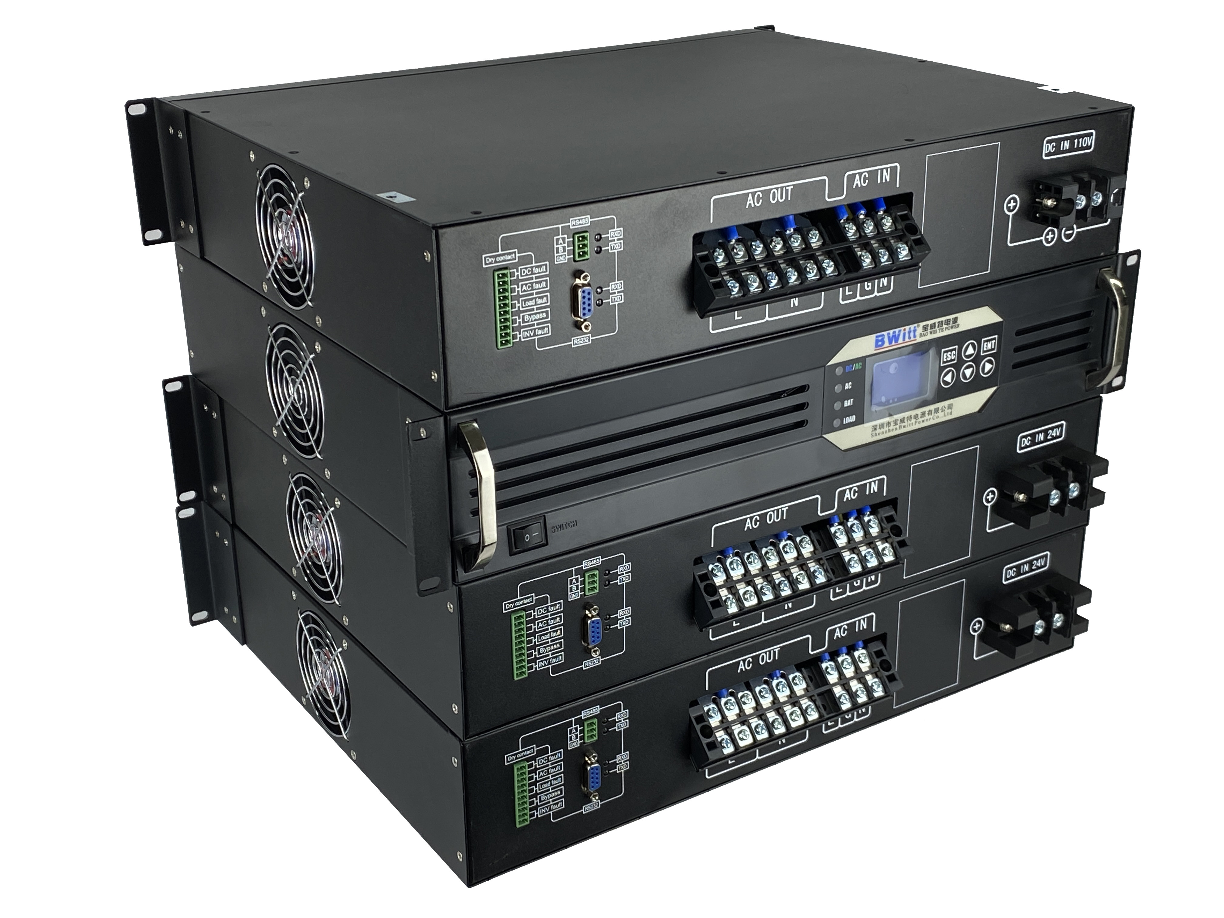 1KVA 2KVA 3KW BWT DC AC Inverters Pure Sine Weave 0.8 Efficiency OEM