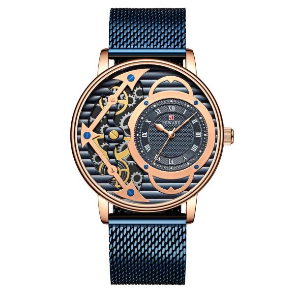 44mm Ultra Thin Waterproof Mechanical Watch Fashion Business Innovation Fall