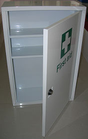 Compartment Medical Emergency First Aid Medical Storage Cabinets Tin Box Medical Metal Box Case