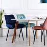 Buy cheap High Back Upholstered Fabric Dining Chair D52mm Dining Accent Chair Dirt from wholesalers