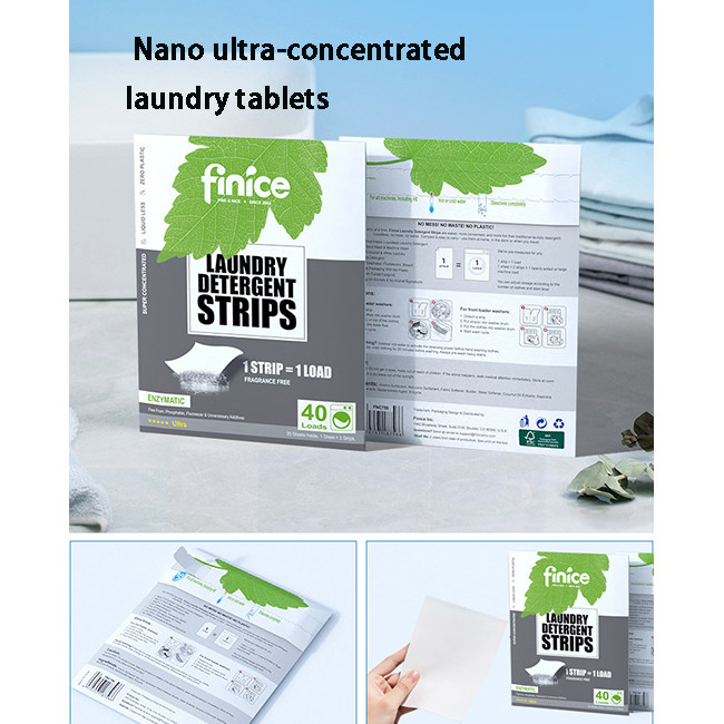 Portable Clothes Washing Sheets Bubble Wrap Powerful Decontamination And Fragrance Washer Sheets