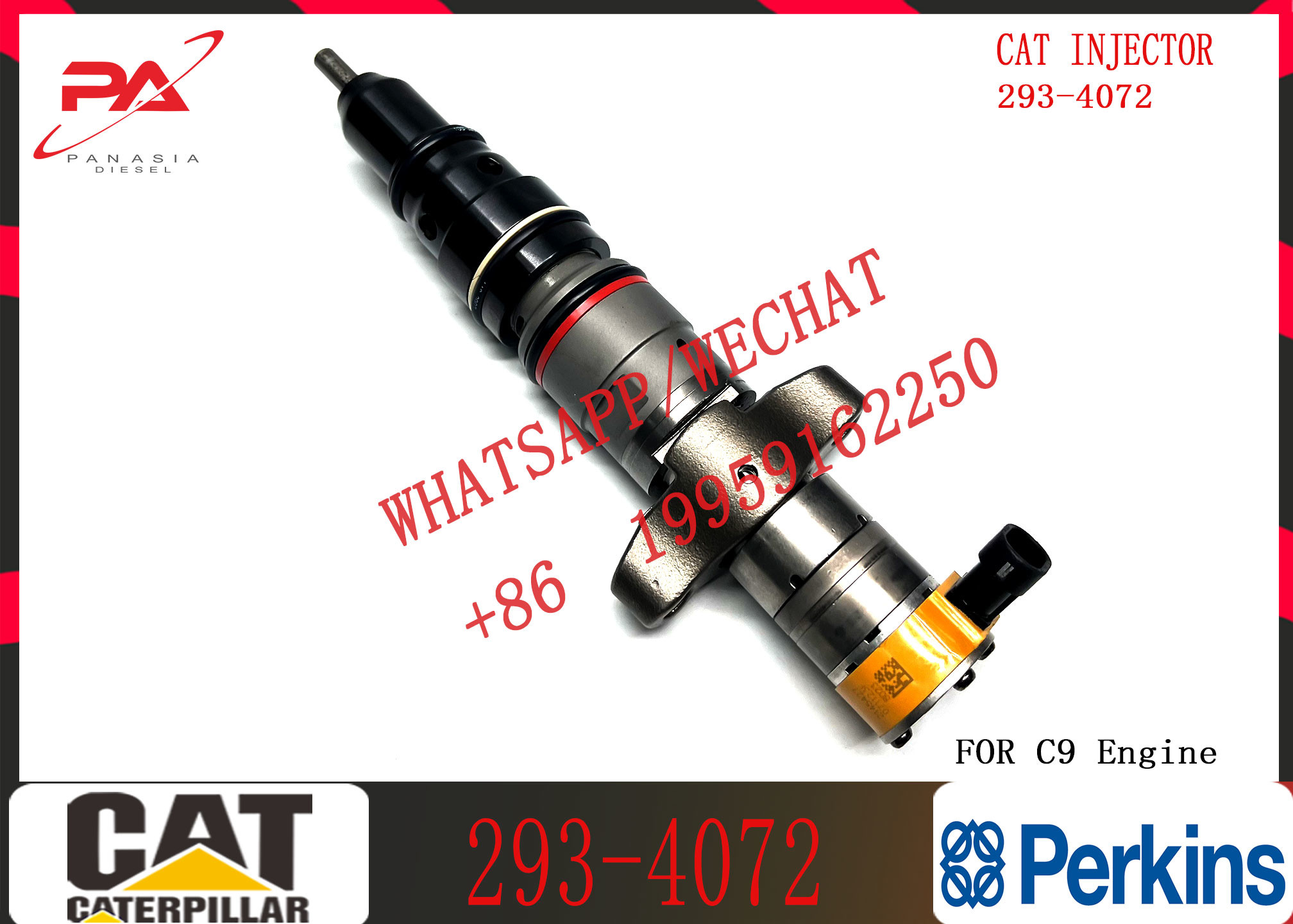 Common Rail Fuel Injector 293-4072 10R-7222 254-4330 293-4073 267-9717 267-9722 293-4067 293-4074 For CAT C9