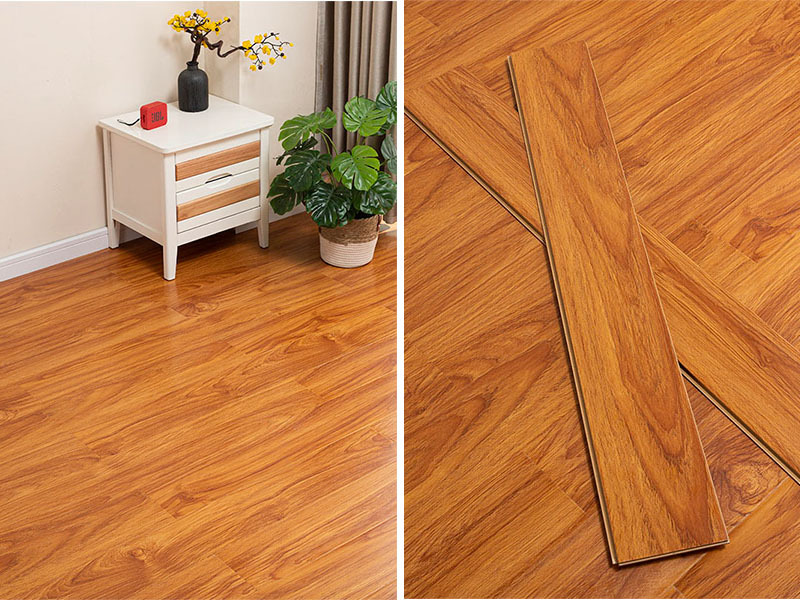 OEM ODM of Grey Laminate Vinyl Flooring in UK with ISO9001 / ISO14001 / CE Certificate