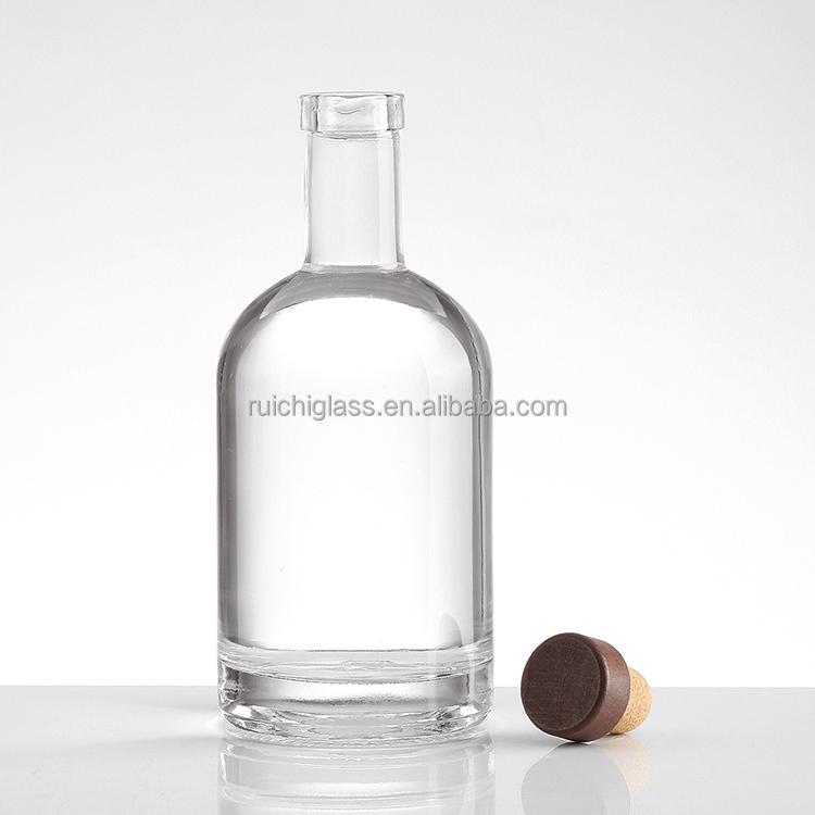 Customized 375ml 500ml 700ml 750ml Vodka Glass Liquor Bottle for Party Custom Make