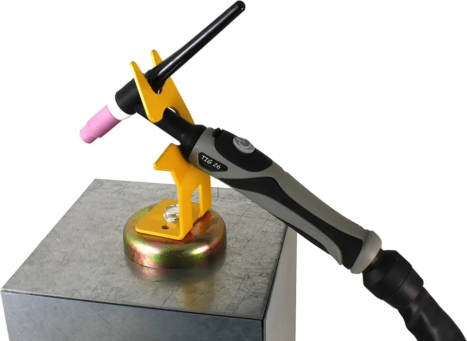Yellow/Blue/Red MIG Welding Gun Stand Holder Magnet Base for UPPERWWELD TIG Welding Torch