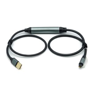  TOSLINK Optical to 3.5mm AUX Audio Cable Unidirectional Digital to Analog Converter Support 24-bit/192KHz for Music, Gaming, TV Manufactures