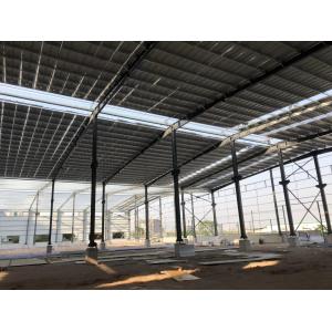 Q355 Workshop Warehouse Portal Building Frame Steel Structure With Overhead