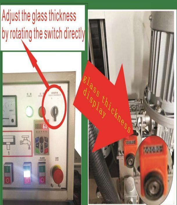 Nine Motors Glass Straight Line Beveling Machine