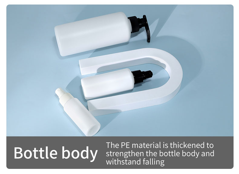 PET Plastic Shampoo Bottles 60ml 120ml 500ml Lotion Pump Bottle For Skin Care Packaging