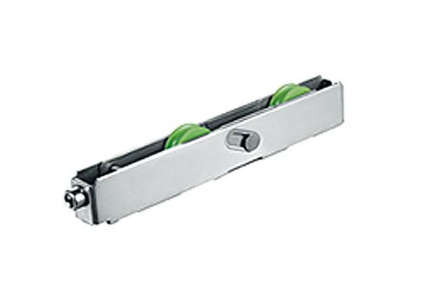 Nylon POM Bearing Patio Screen Door Rollers , Iron Coating Sliding Door Track
