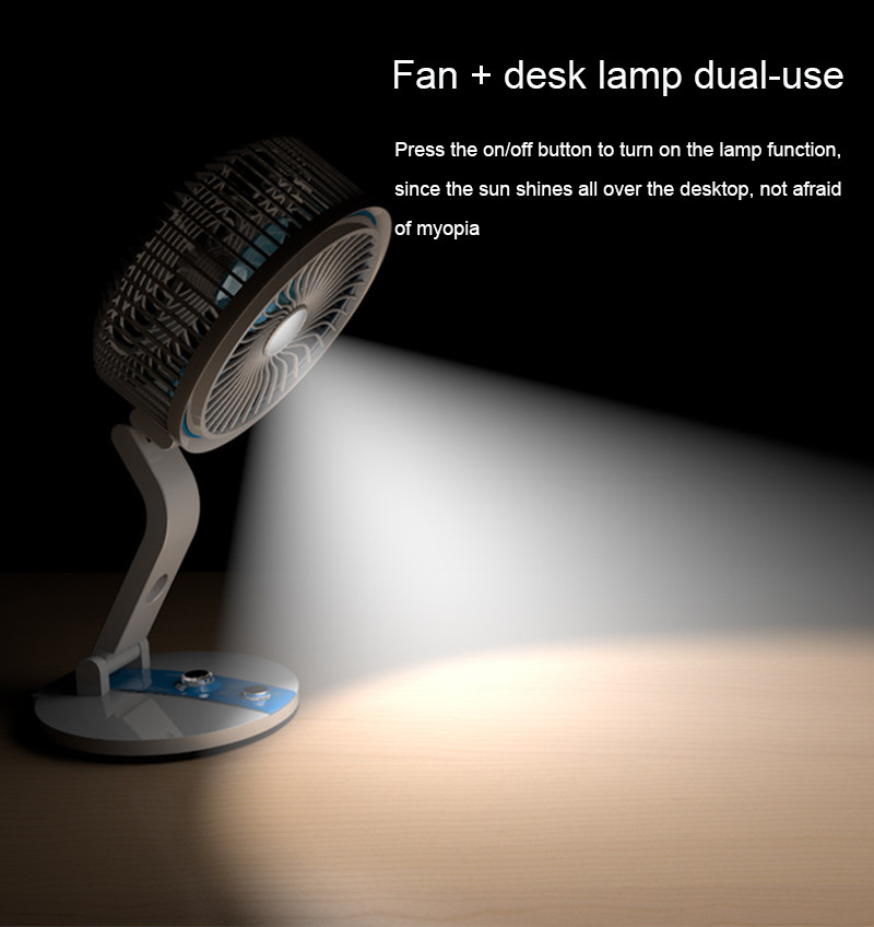 100 Pcs Outdoor Illuminated Folding Desk Fan Shear Multi Function