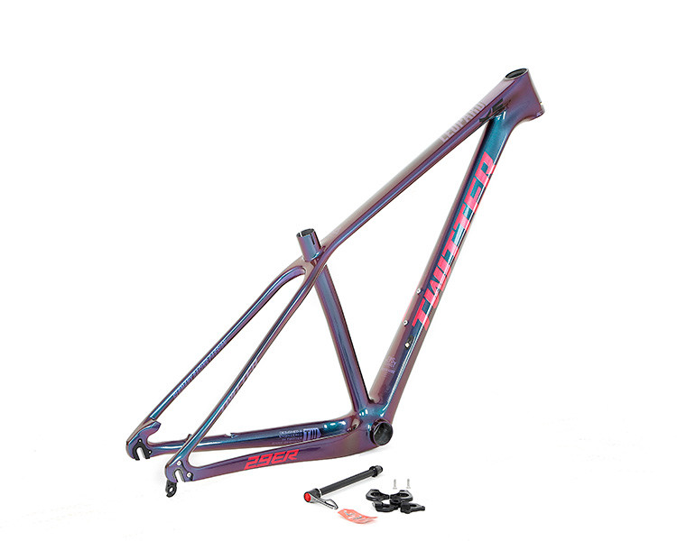 29er LEOPARD Pro Carbon Fiber Mountain Bike Frame 148mm Thru Axle