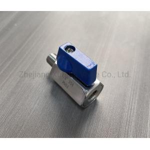 China 2000wog Stainless Steel Mini Thread Screw Ball Valve 1PC SS304/SS316 Q11F-2000WOG on sale