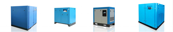 Small Rotary Screw Type Air Compressor 8bar 16bar Energy Saving PM VSD