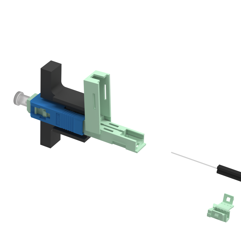 Simplex SC UPC Fiber Optic Fast Connector for Network 5db TX Power Used Feature