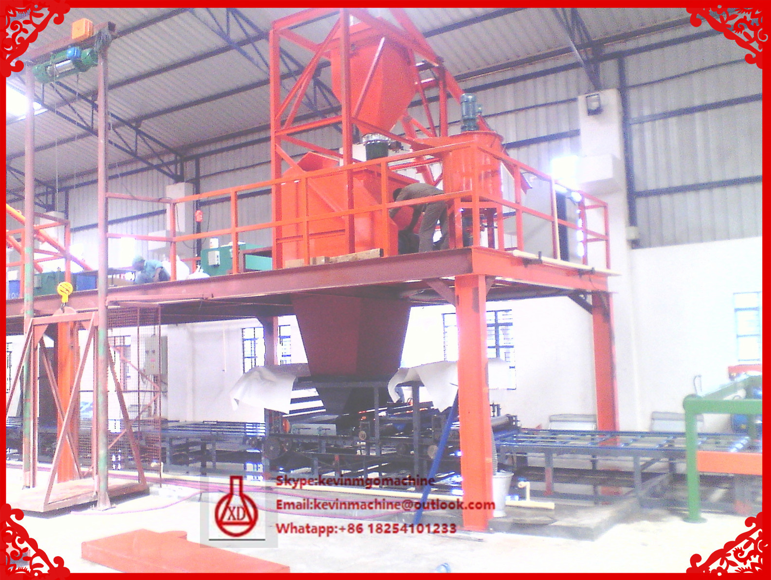 Wall Panel Forming Machine for 3 - 30 mm Thickness Fireproof MGO Wall Board