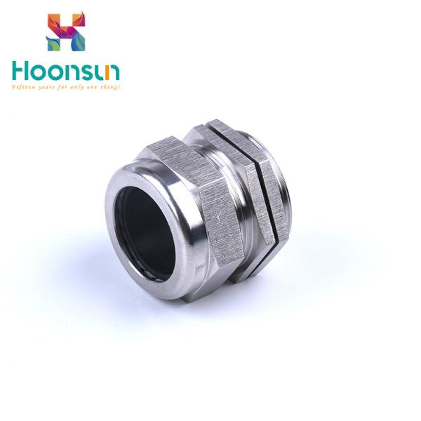 Metric Thread Stainless Steel Cable Gland , Explosion Proof Cable Gland Water