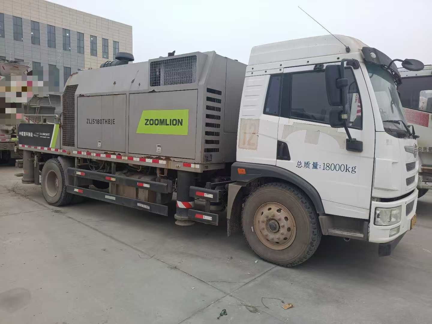 2019 Zoomlion 10528 truck mounted concrete line pump 28MPa high pressure Petroleum Drilling