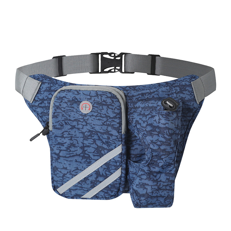Customized Running Waist Bag For Phone Water Bottle Sports Fanny Pack Fitness Dual Pocket Running Belt Waist Bag
