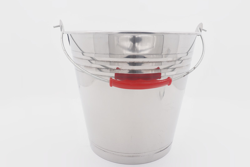 1.5L Kitchenware stainless steel water bucket thickness stainless steel bucket with big handle