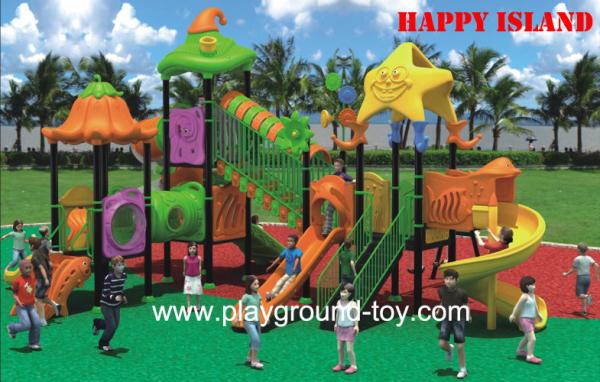 Colorful Commercial Playground Equipment Kids Entertainment Equipment Sea Animal